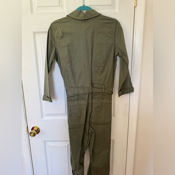 NWT Lucky brand jumpsuit. Olive khaki. Size 27 - Picture 2 of 5